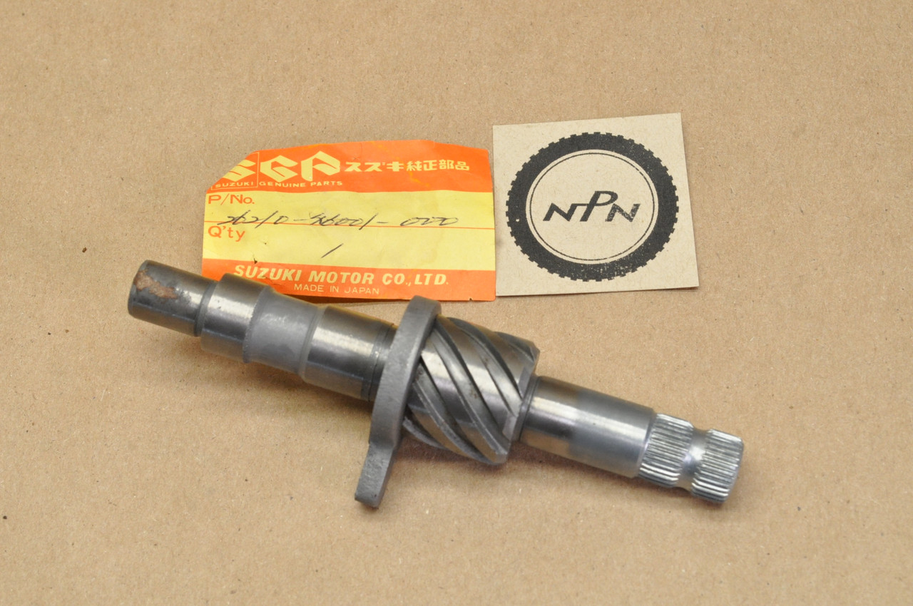 NOS Suzuki DS80 JR80 OR50 RM50 Kick Start Starter Shaft 26210-46001