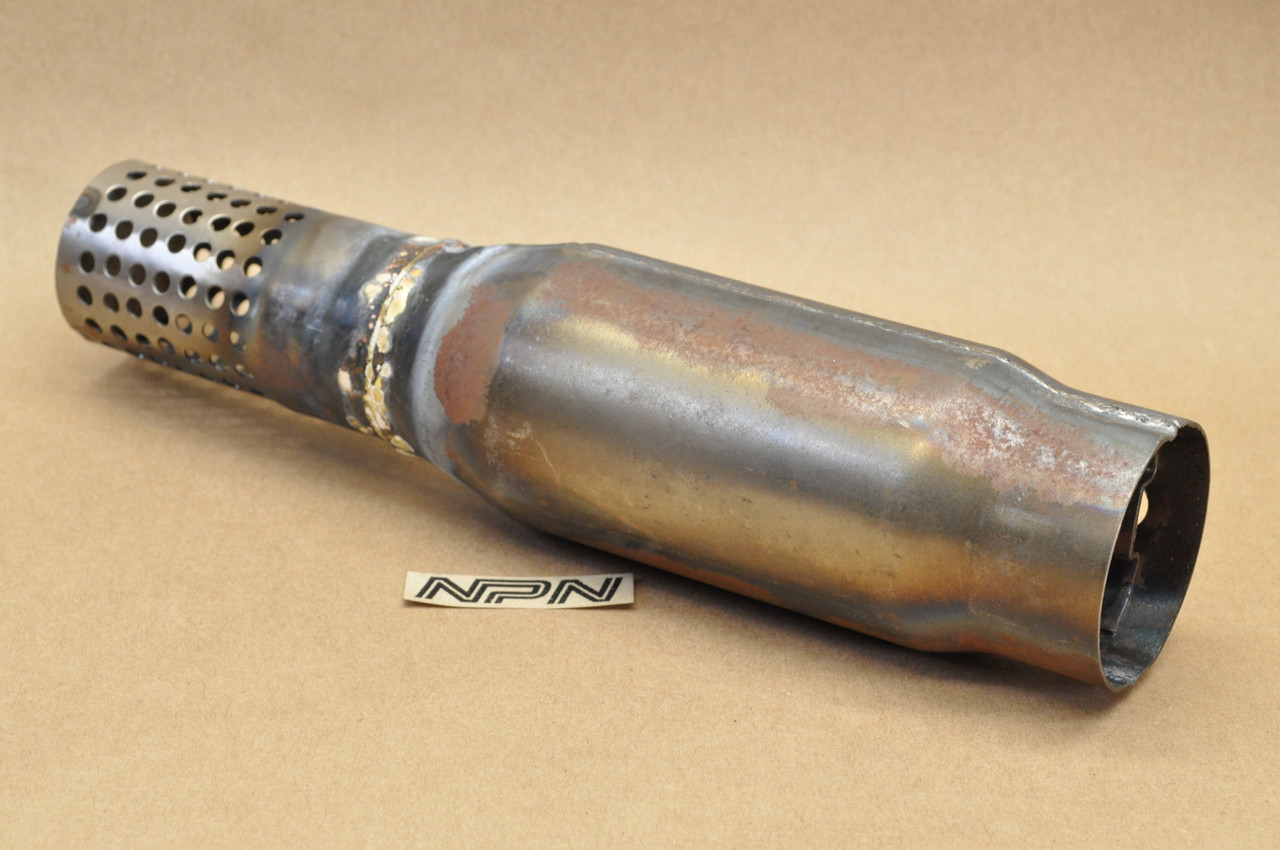 NOS Suzuki 1977-79 PE250 Exhaust Muffler Spark Arrestor 14810-32200