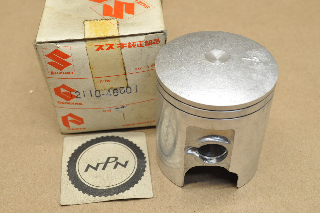 NOS Suzuki 1977-79 RM80 Standard Size Piston 12110-46001