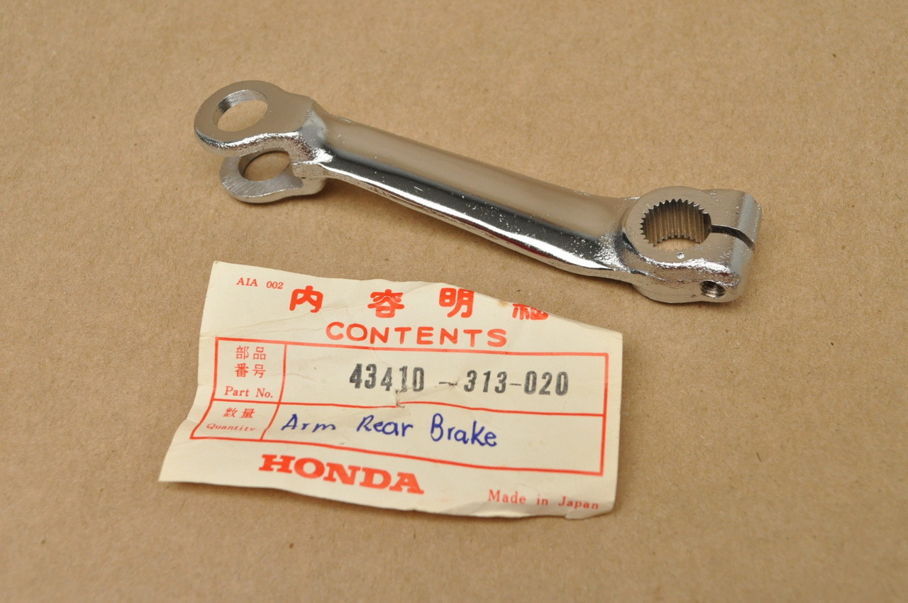 NOS Honda SL175 K0-K1 Rear Hub Brake Cable Arm 43410-313-020