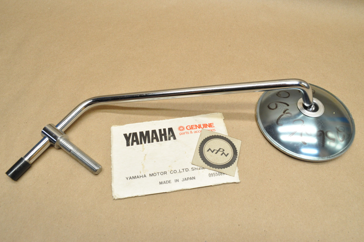 NOS Yamaha TX650 XS1 XS2 XS650 Left Side Rear View Mirror 256-26290-10 -  NOS Parts NOW