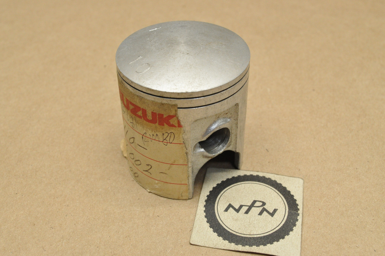 NOS Suzuki 1980-81 RM80 1.00 Oversize Piston 12110-46002-100