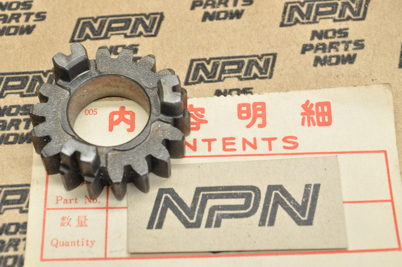 NOS Honda ATC90 ATC110 CL90 CT90 SL90 Transmission Main Shaft 2nd Gear 18T 23431-052-040