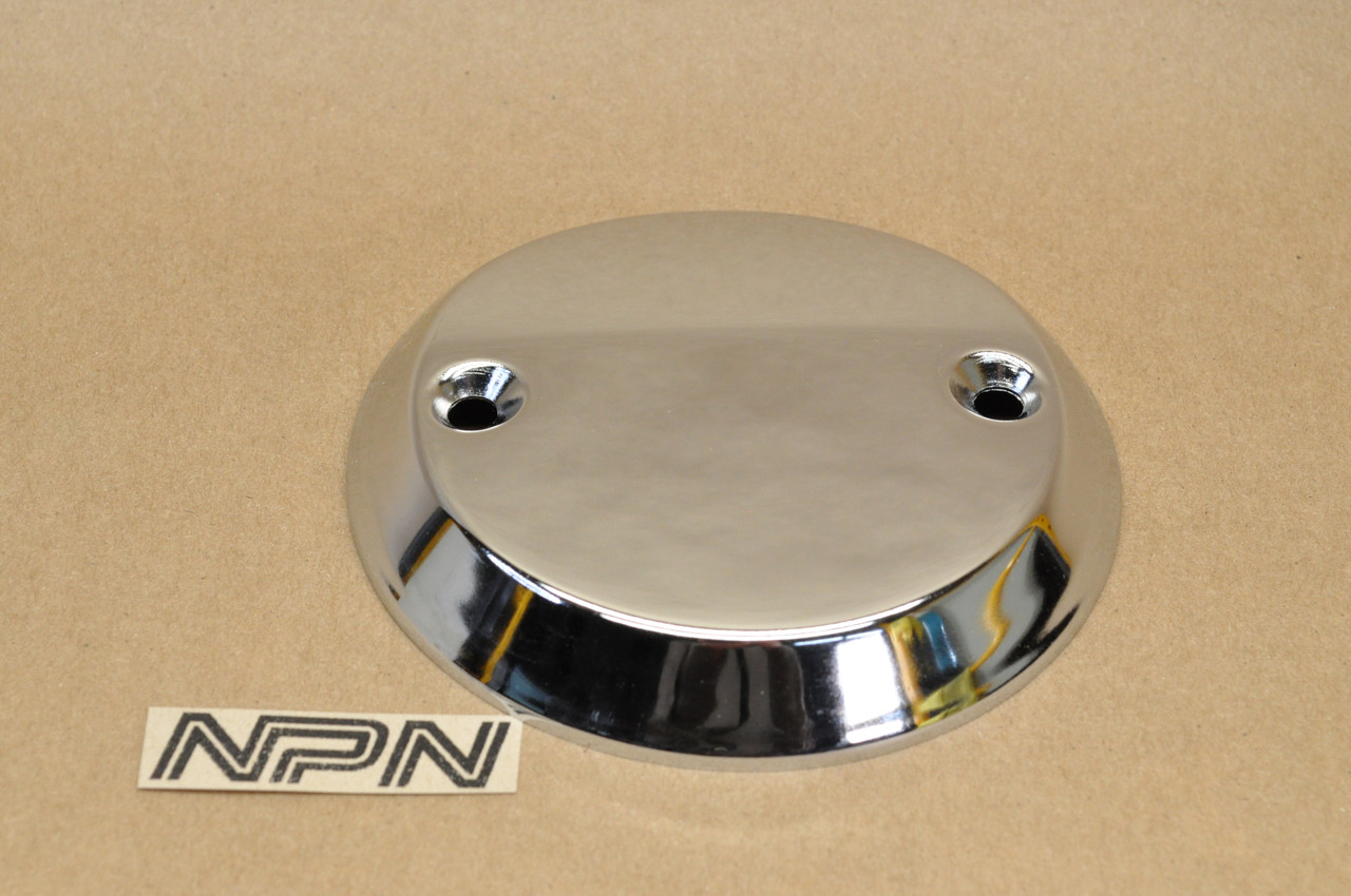 NOS Honda CB200 CB200T CL200 Chrome Clutch Adjust Cover 11348-354-000