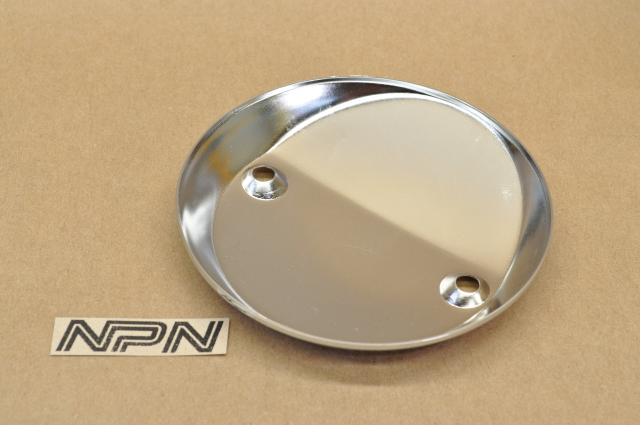 NOS Honda CB200 CB200T CL200 Chrome Clutch Adjust Cover 11348-354-000
