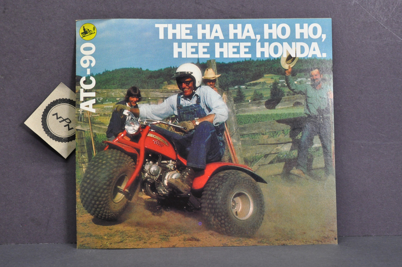 Vintage NOS 1977 Honda ATC90 Three Wheeler Brochure