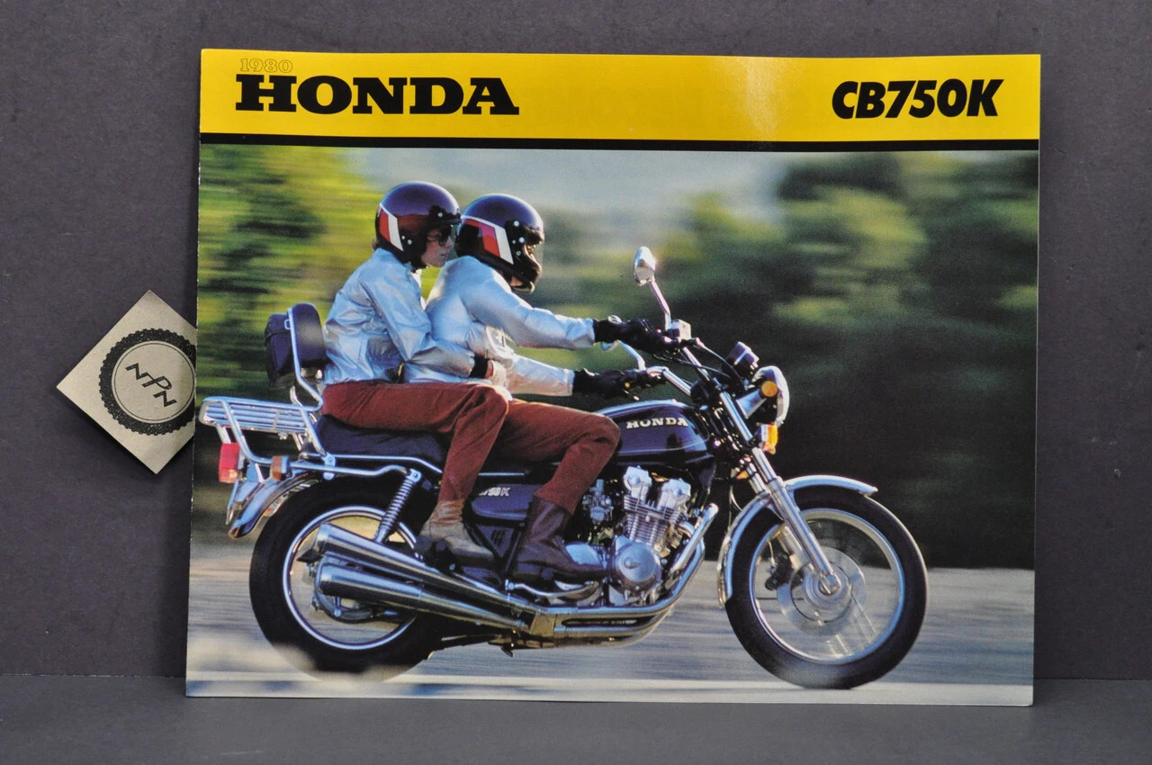 Vintage NOS 1980 Honda CB750 K Motorcycle Brochure