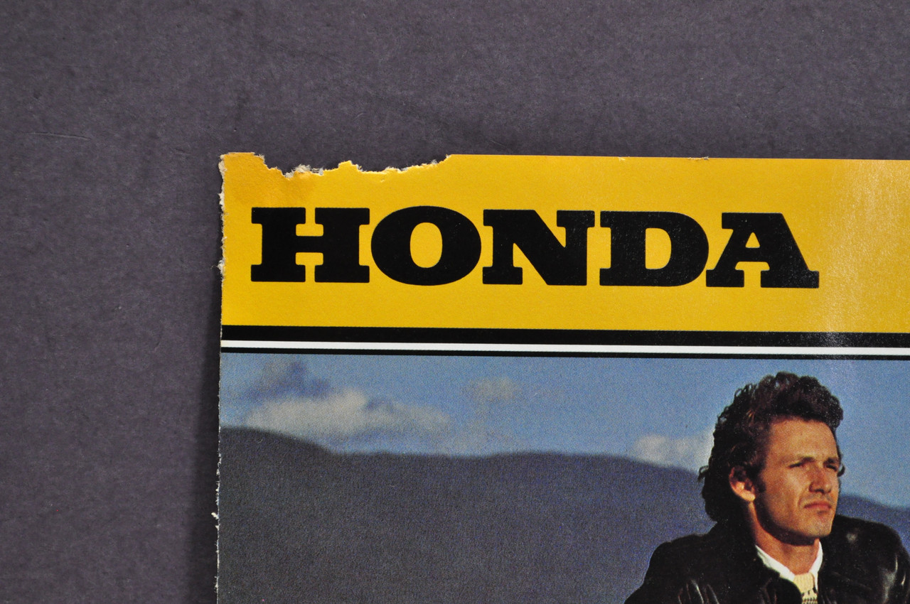 NOS Vintage 1979 Honda CX500 D Deluxe Motorcycle Brochure - NOS