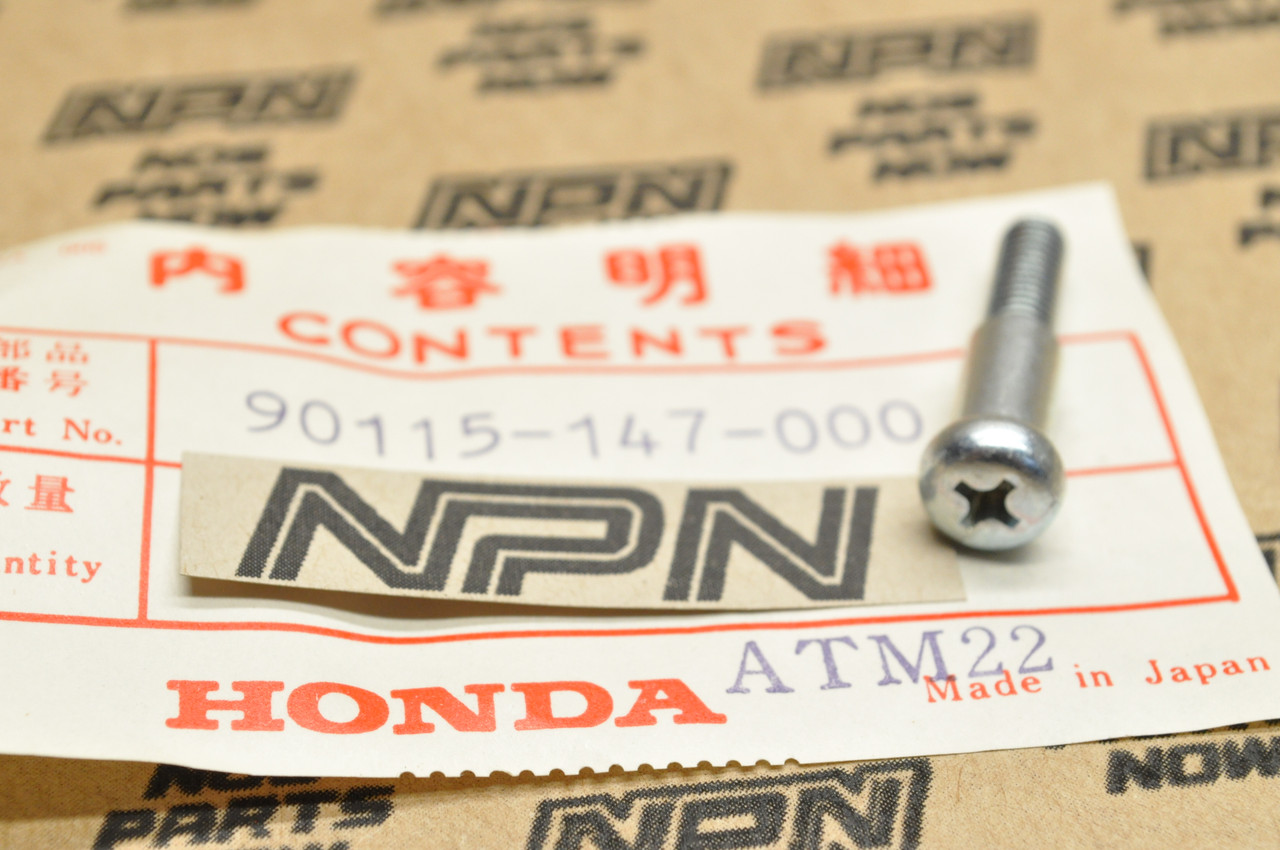 NOS Honda CT70 NA50 NB50 PA50 XL500 XL600 Z50 Lever Pivot Screw 90115-147-000
