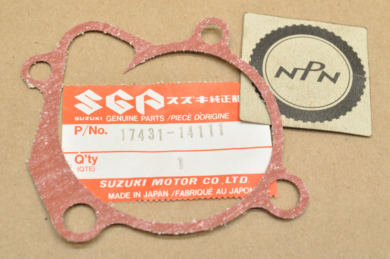 NOS Suzuki 1983-85 RM125 Water Pump Case Gasket 17431-14111