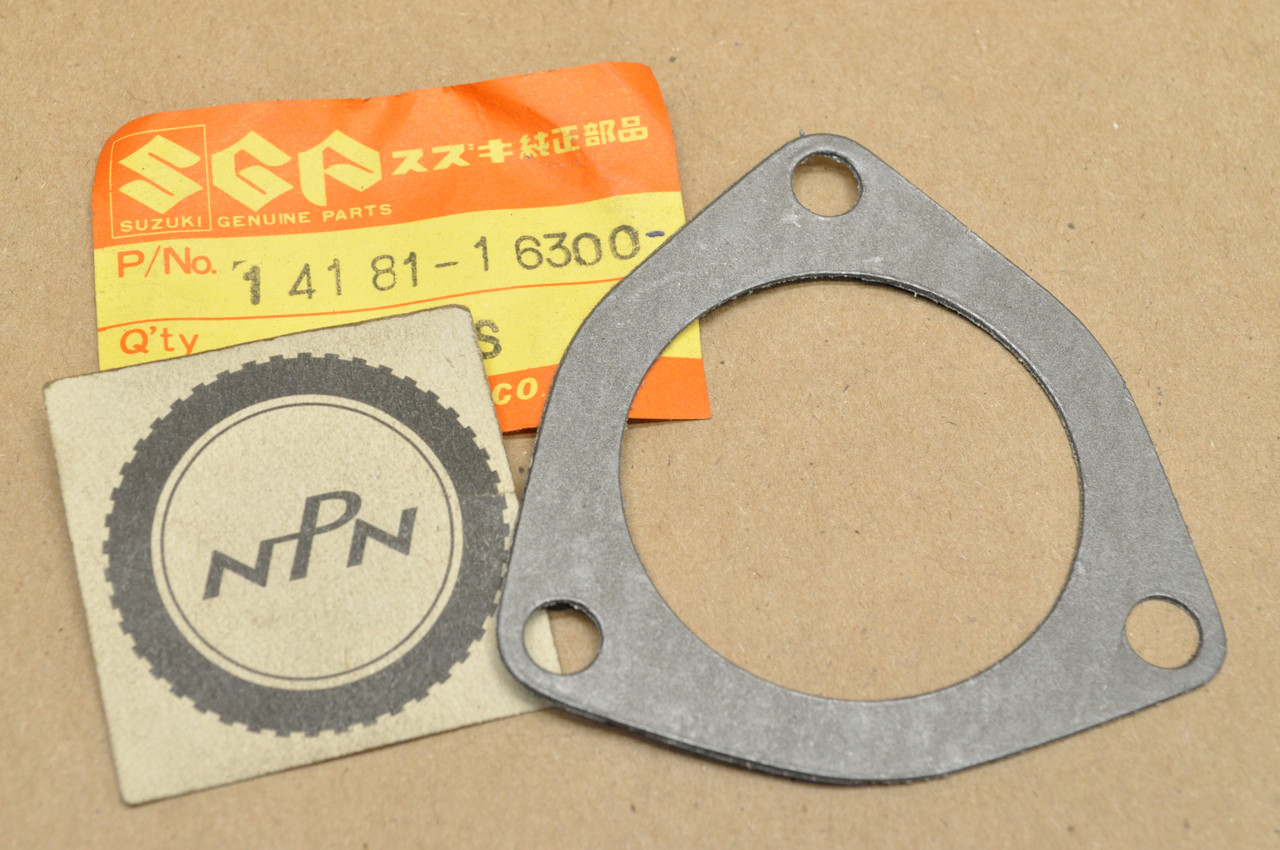 NOS Suzuki PE175 PE250 PE400 RM250 RS175 RS250 Exhaust Pipe Gasket 14181-16300