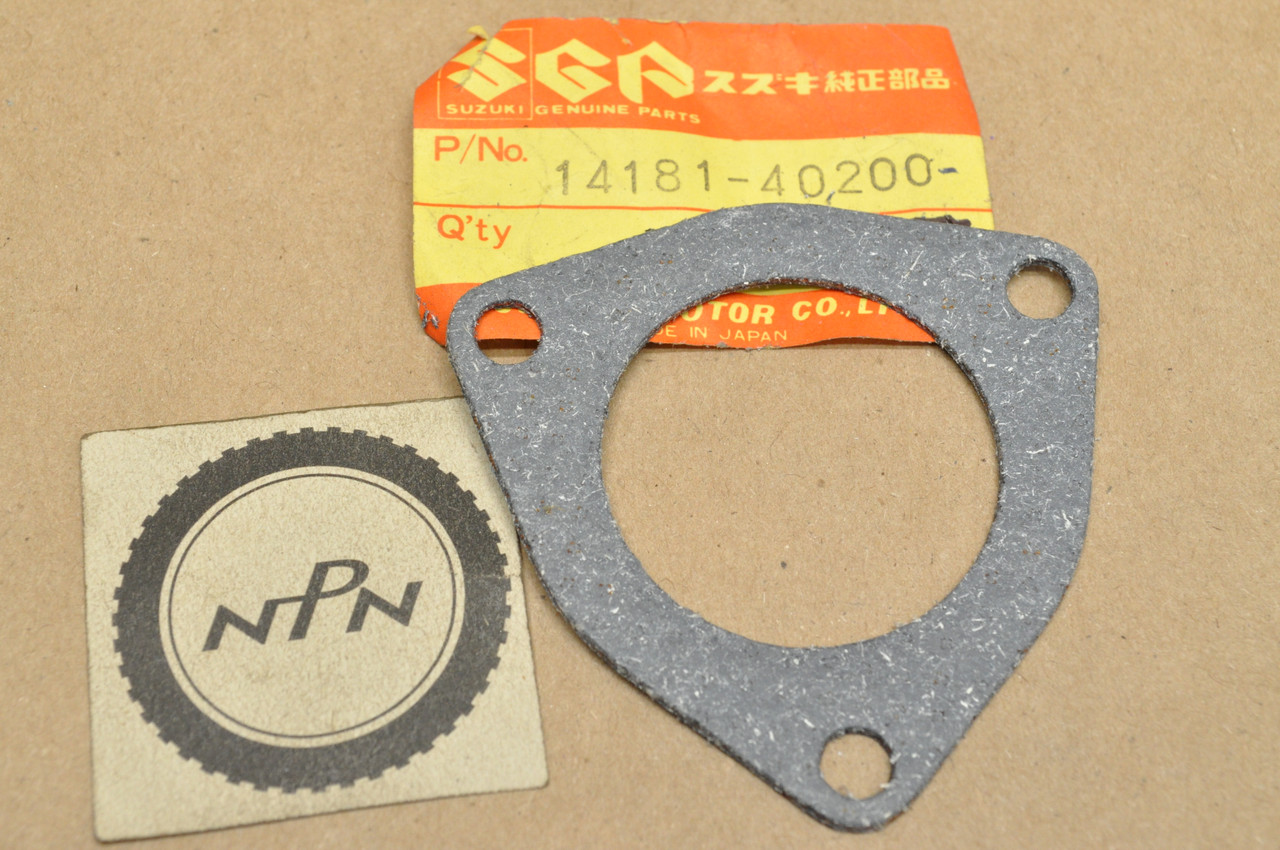 NOS Suzuki RM100 RM125 Exhaust Pipe Flange Gasket 14181-40200