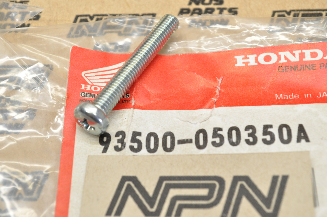 NOS Honda ATC250 CB400 CB450 CT70 CX500 FT500 GL1000 Z50 Screw 93500-05035-0A
