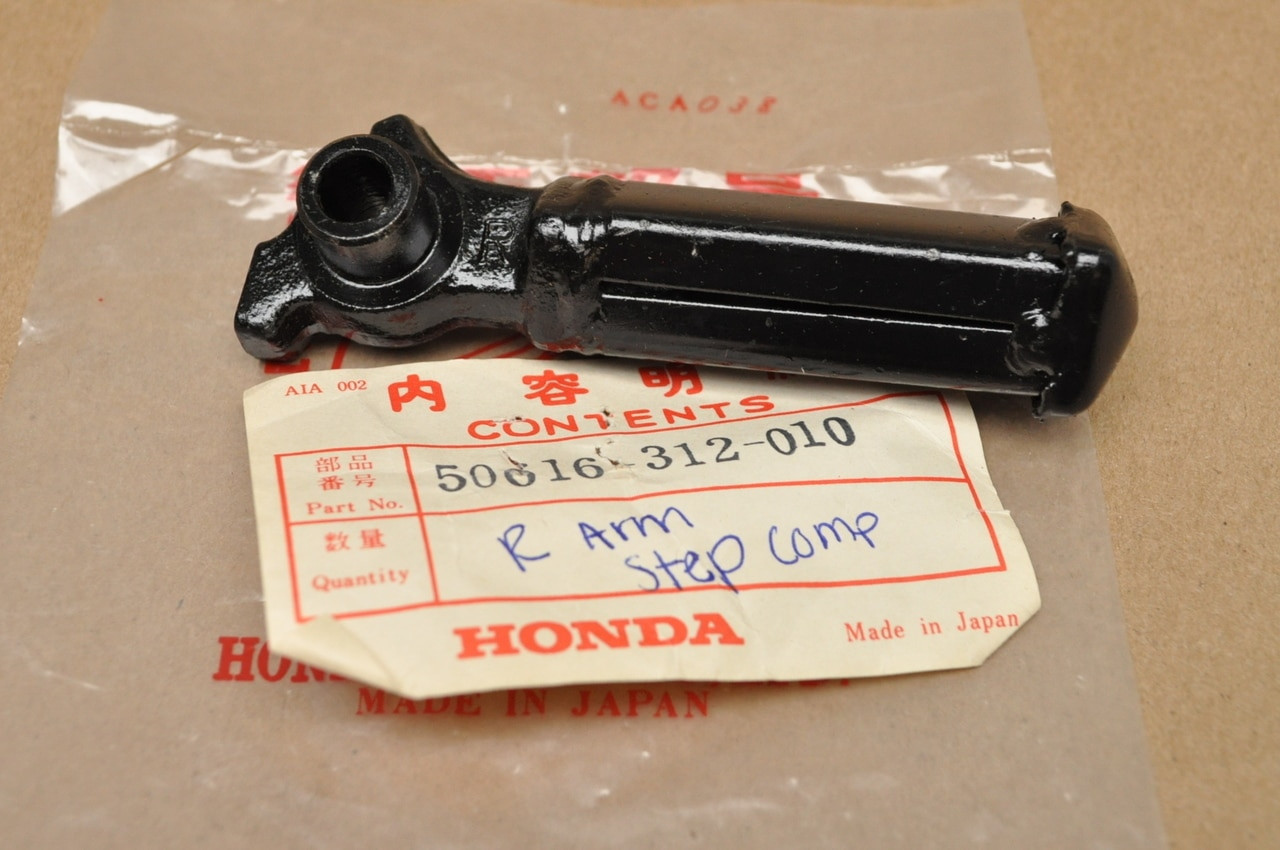 NOS Honda MT250 NC50 SL175 SL350 SL70 XL70 Z50 K3 Right Foot Peg Step 50616-312-010