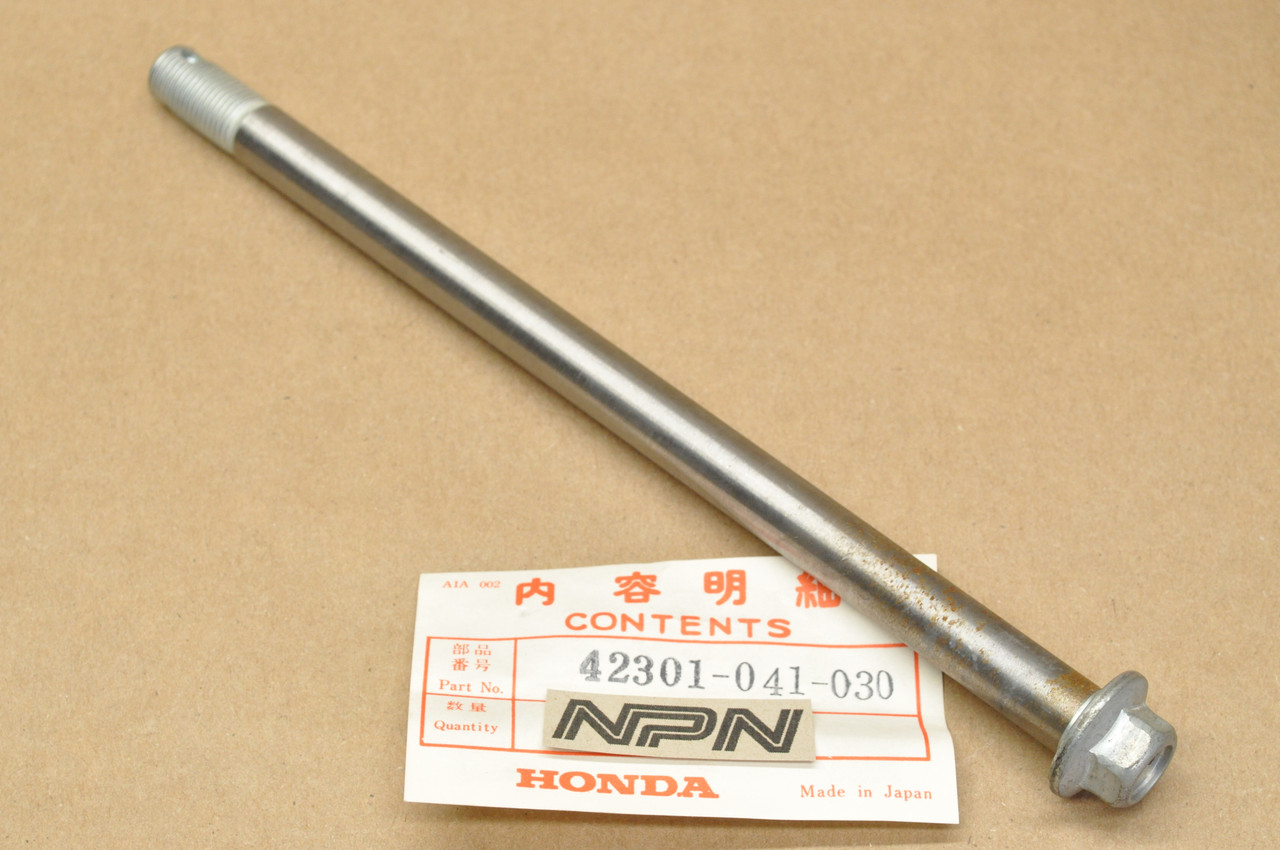 NOS Honda C70 C110 C200 XL75 XR75 XR80 Z50 Z50R Rear Wheel Axle 42301-041-030