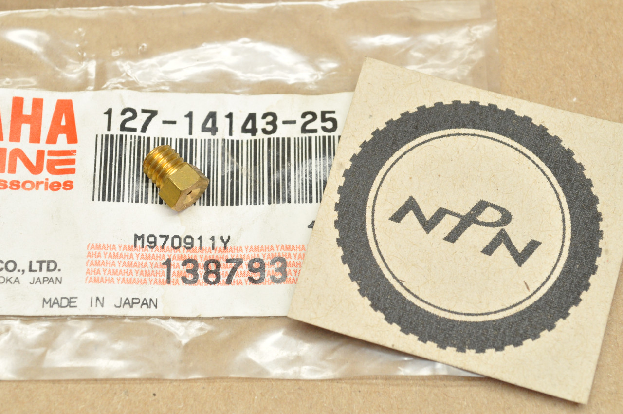 NOS Yamaha PW80 Y-Zinger Carburetor Main Jet #125 127-14143-25