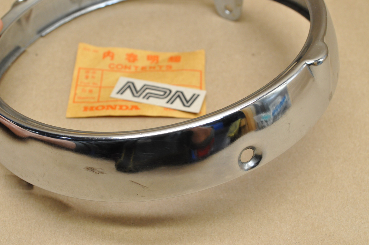 NOS Honda CB450 K0 & Late CL72 CL77 CB72 CB77 Head Light Bezel Ring 33101-283-003