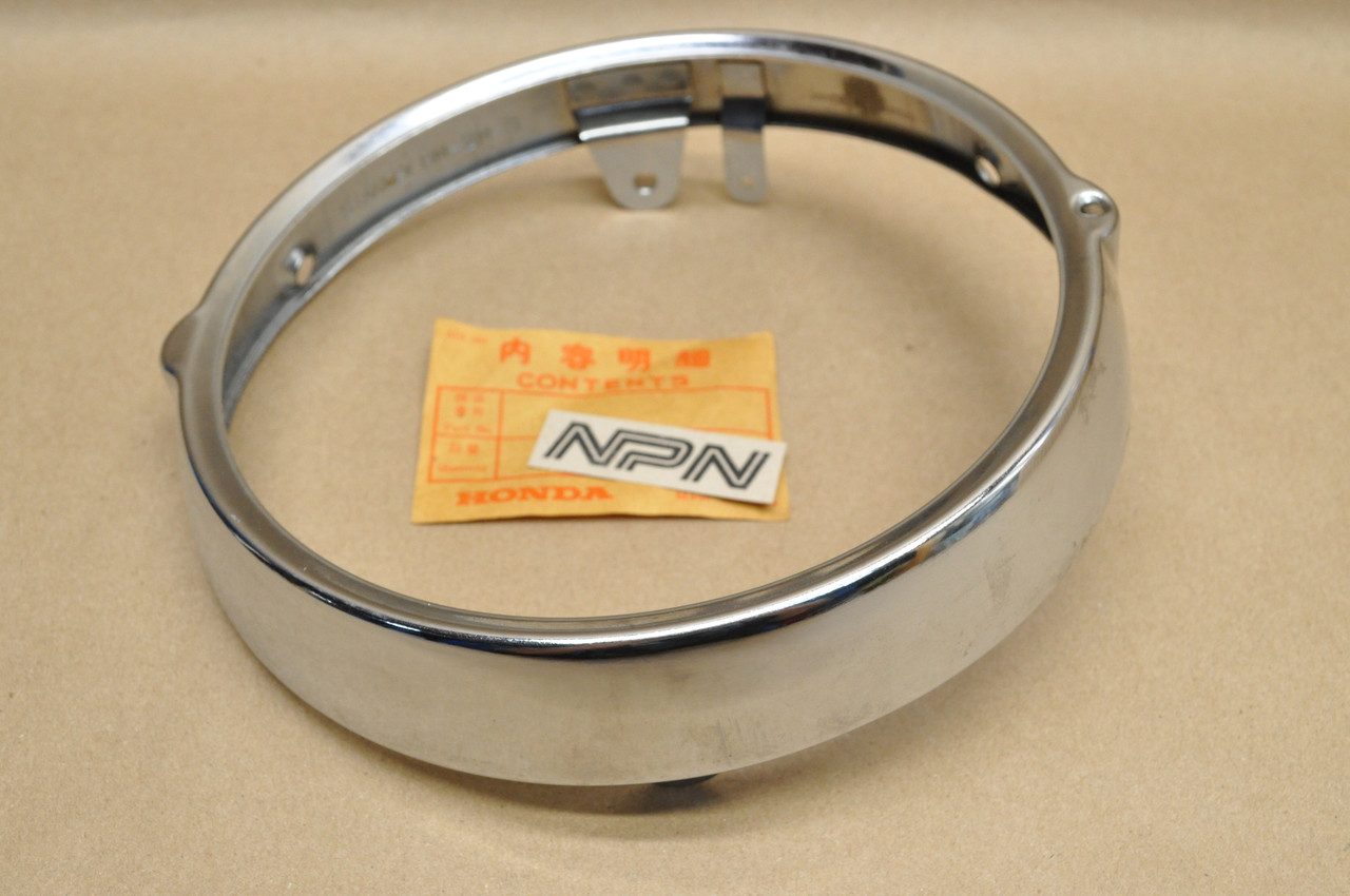 NOS Honda CB450 K0 & Late CL72 CL77 CB72 CB77 Head Light Bezel Ring 33101-283-003