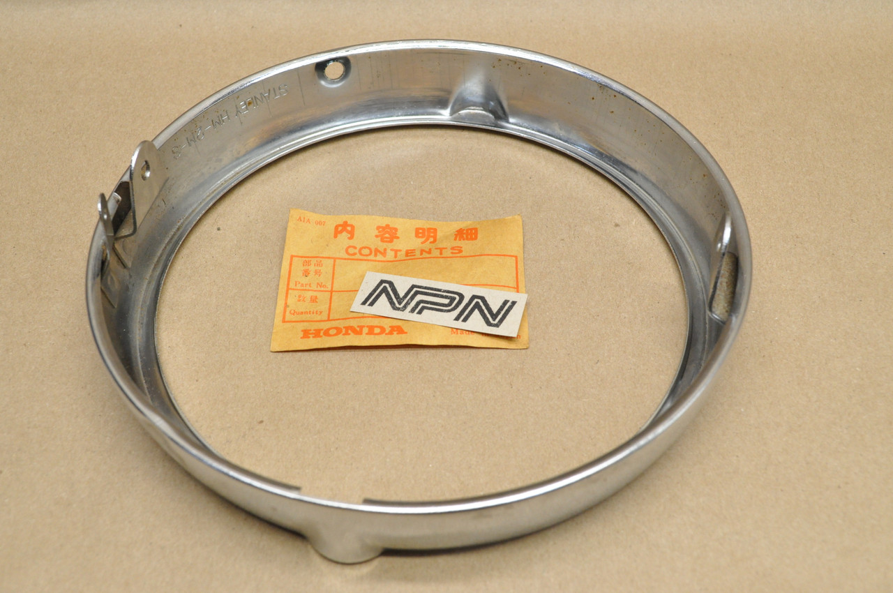 NOS Honda CB450 K0 & Late CL72 CL77 CB72 CB77 Head Light Bezel Ring 33101-283-003