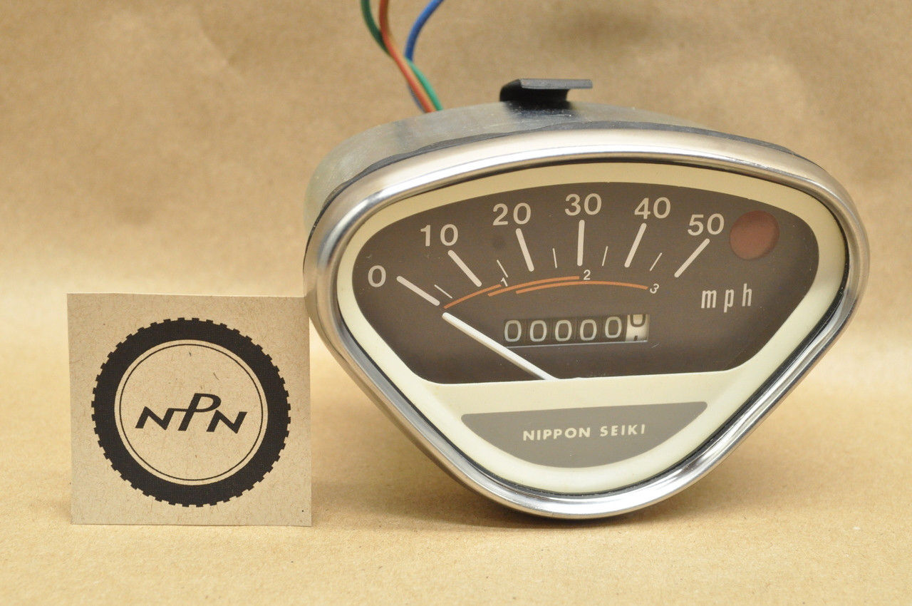 NOS Honda CT70 Trail 70 K0 3 Speed Speedometer Assembly 37200-098