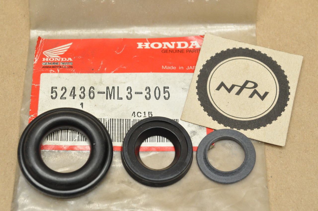 NOS Honda 1988-90 CR250 1988-89 CR500 Shock Absorber Seal Set 52436-ML3-305