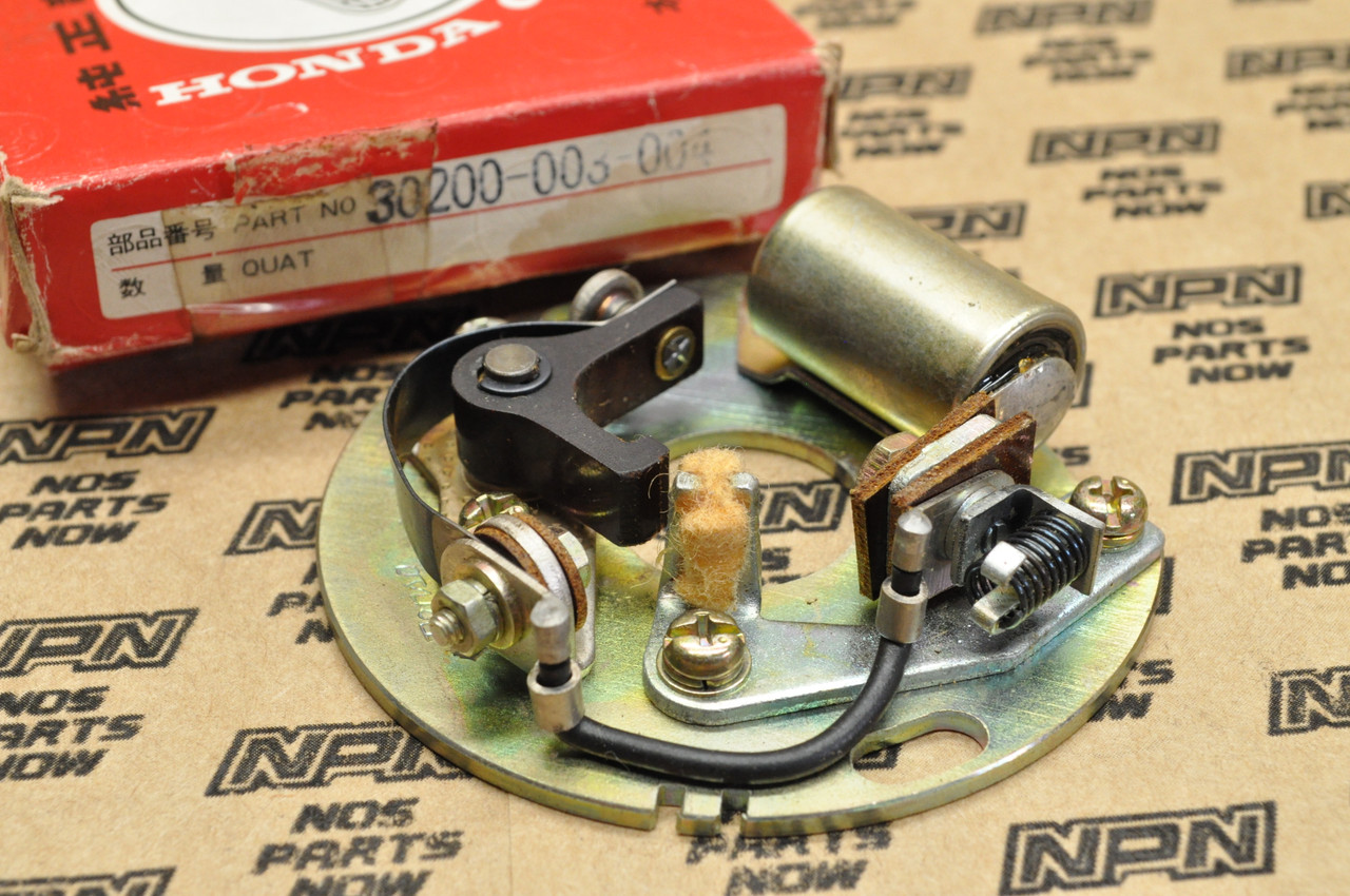 NOS Honda C102 C110 C200 CA95 CB92 CT200 Contact Points Plate Assy 30200-003-004