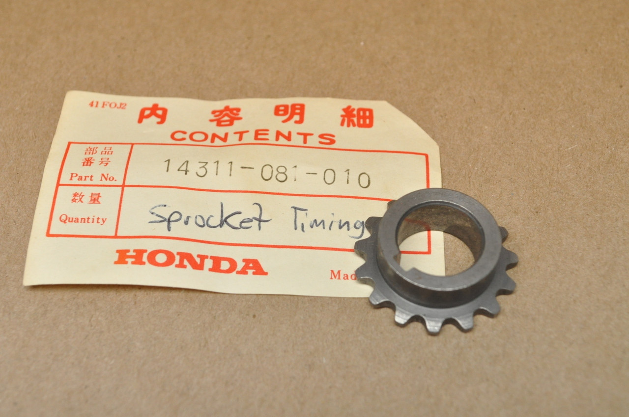 NOS Honda QA50 K0-K3 Cam Timing Sprocket 14311-081-010