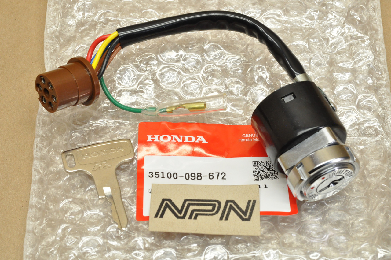 NOS Honda CT70 H K0 CT70 K0 Ignition Switch & Key 35100-098-672