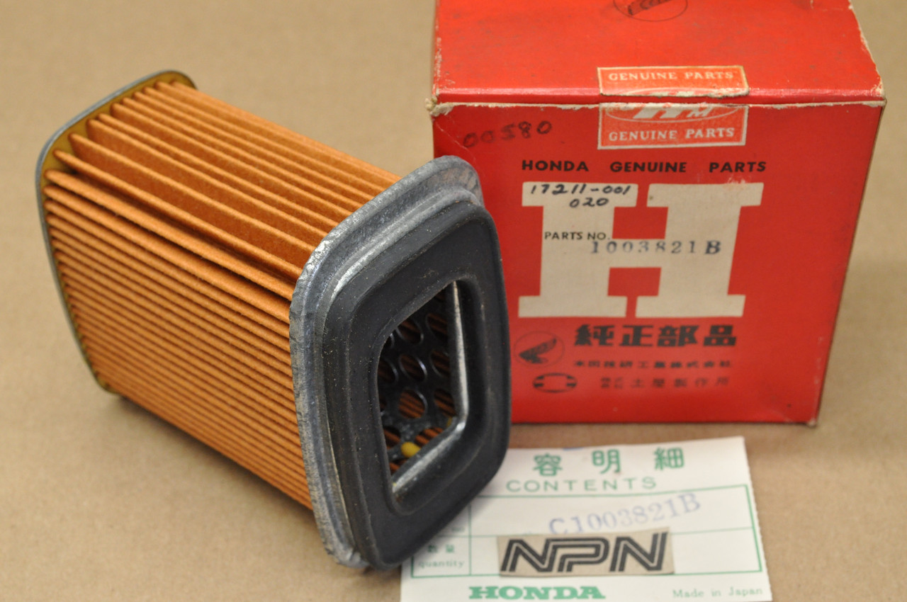 NOS Honda C100 CA100 C102 CA102 C105 T Air Filter Cleaner Element 17211-001-020