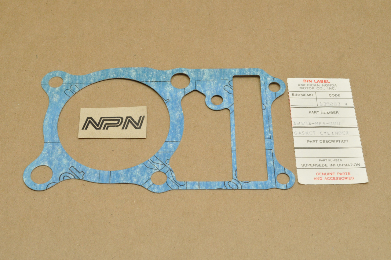 NOS Honda 1983-86 VT500 C 1983-84 VT500 FT Cylinder Gasket 12191-MF5-000