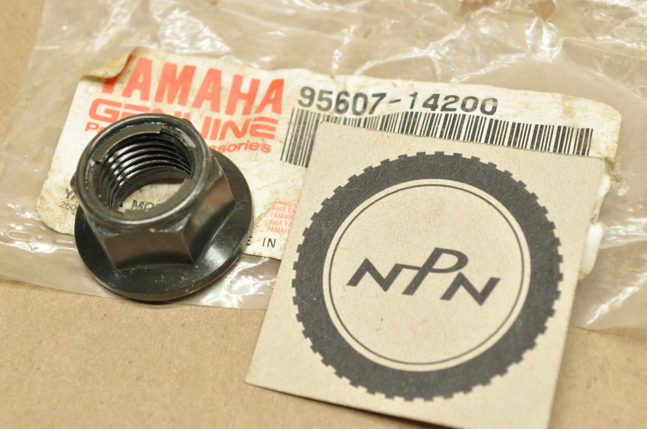 NOS Yamaha XC180 XC200 Riva YZ80 Rear Wheel Self Locking Nut 95607-14200