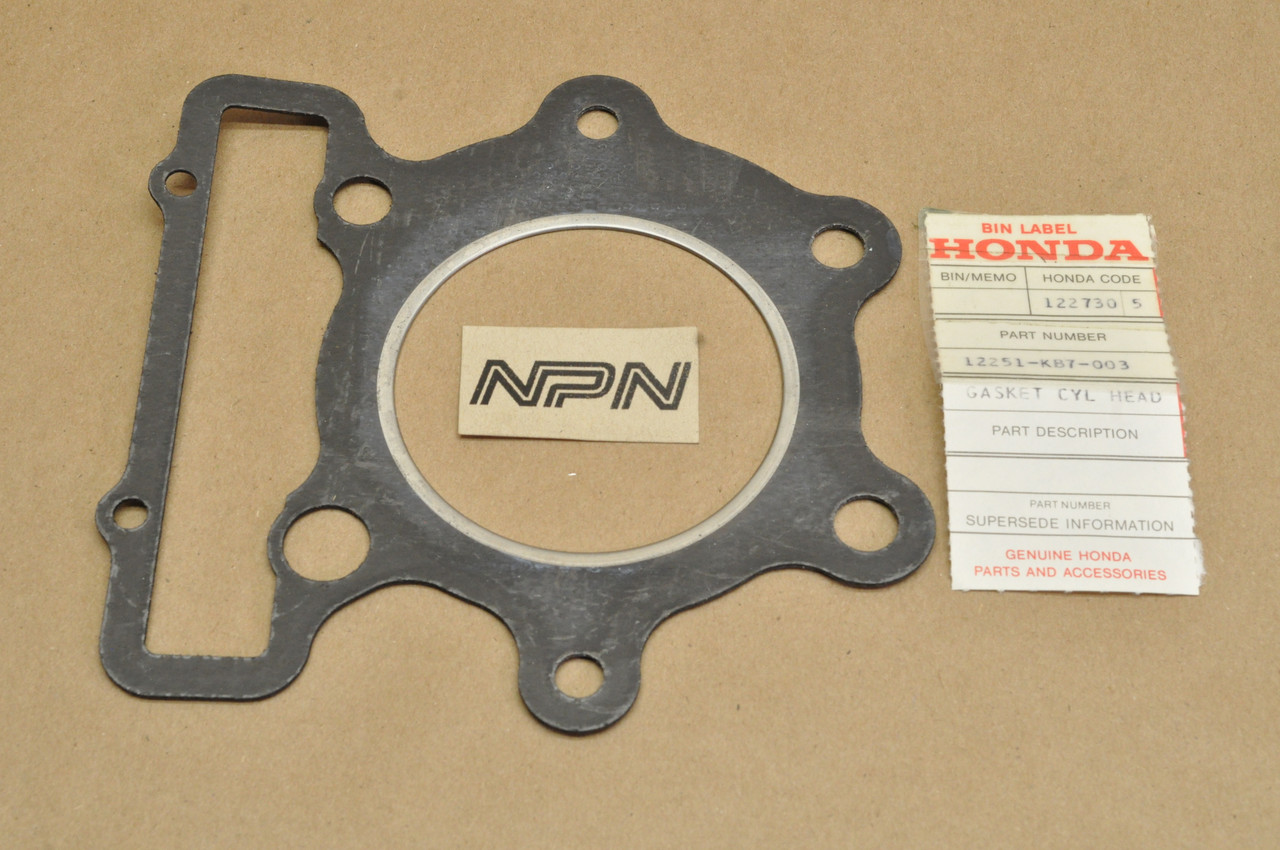 NOS Honda XL250 R XL250S XR250 R Cylinder Head Gasket 12251-KB7-003