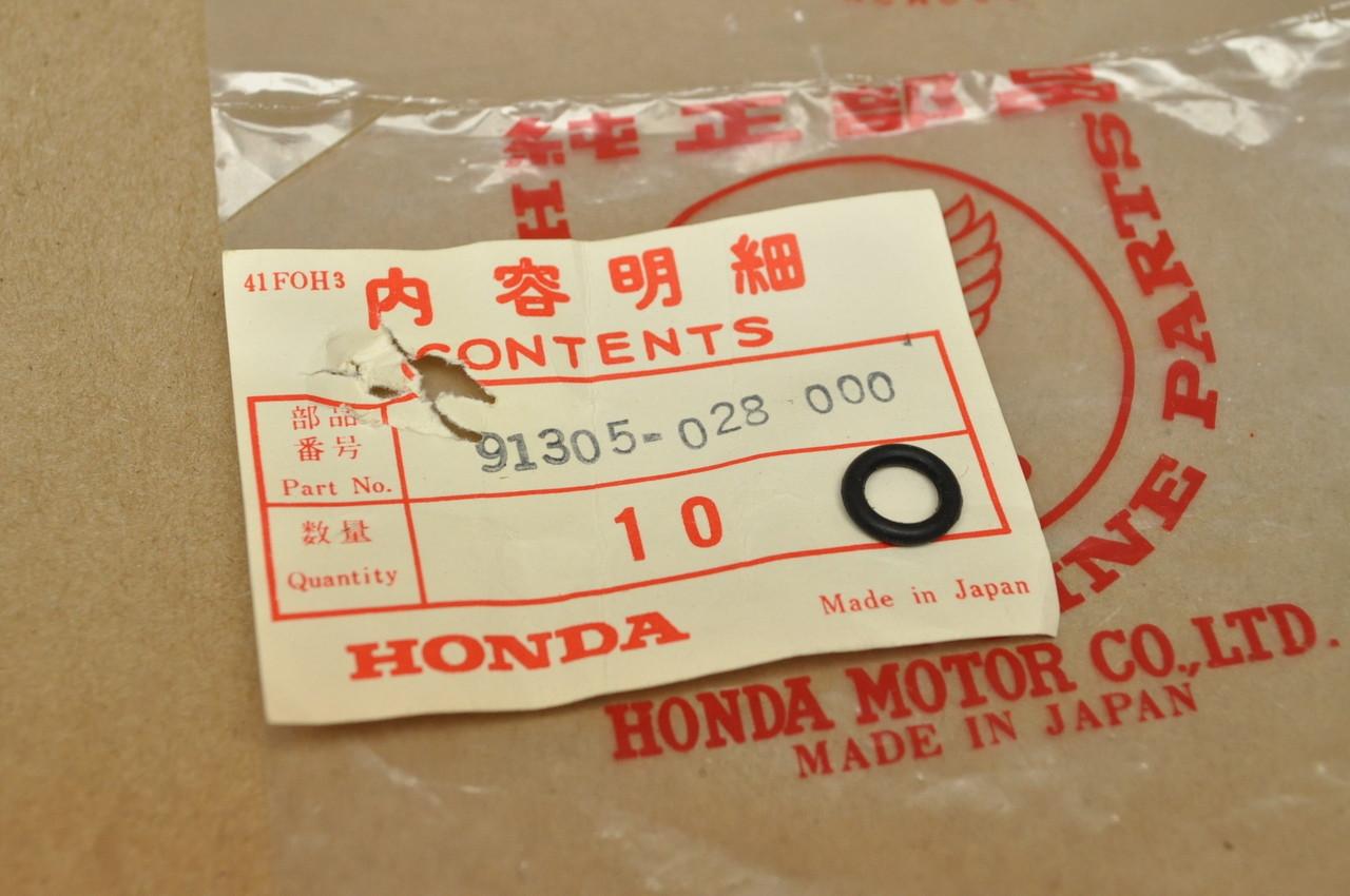 NOS Honda CA175 CB175 CL125 CL175 CM91 CT90 S90 SS125 O-Ring 91305