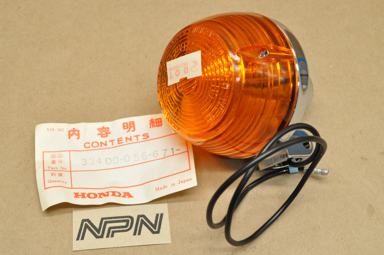 NOS Honda C70 CB100 CL70 CT70 CT90 S90 ST90 XL250 XL70 Turn Signal