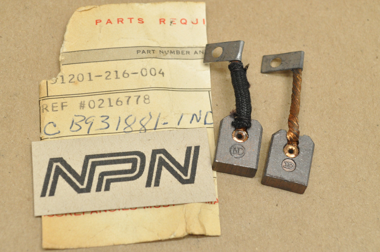 NOS Honda CB160 Nippon Denso Starter Motor Brush Set 31201-216-004