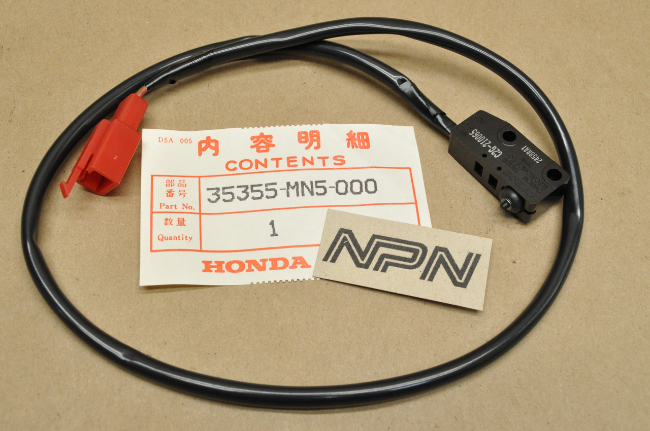 NOS Honda 1988-89 GL1500 Gold Wing Brake & Cruise Control Switch 35355-MN5-000