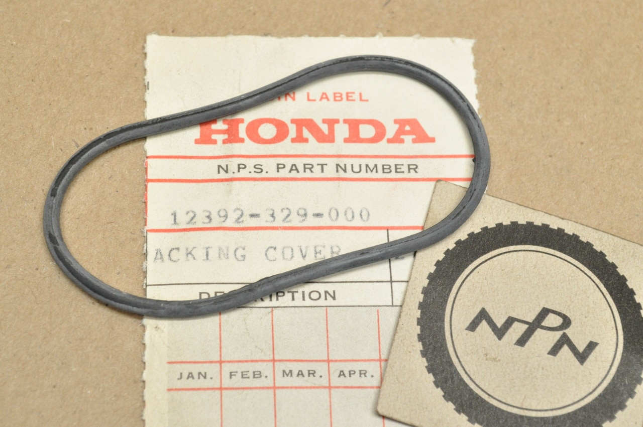 NOS Honda TL250 XL250 XL350 Valve Adjust Cap Cover O-Ring Gasket 12392-329-000