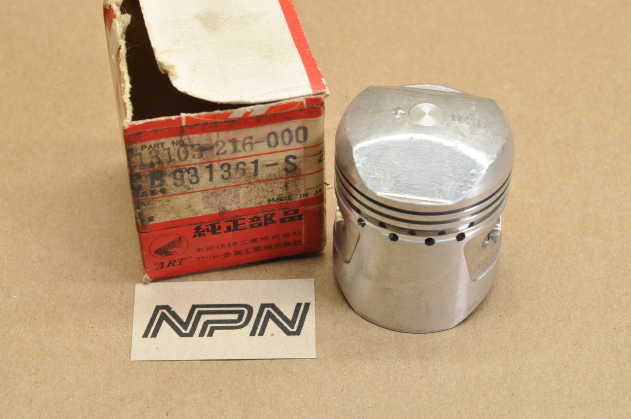 NOS Honda CB125 Piston .50 Oversize 13103-216-000