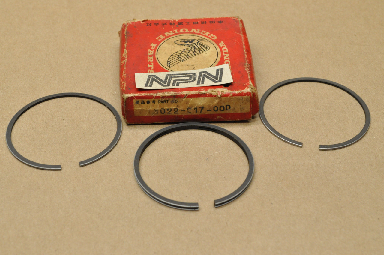 NOS Honda CA160 CL160 CB160 Piston Ring Set .25 Oversize 13022-217-000