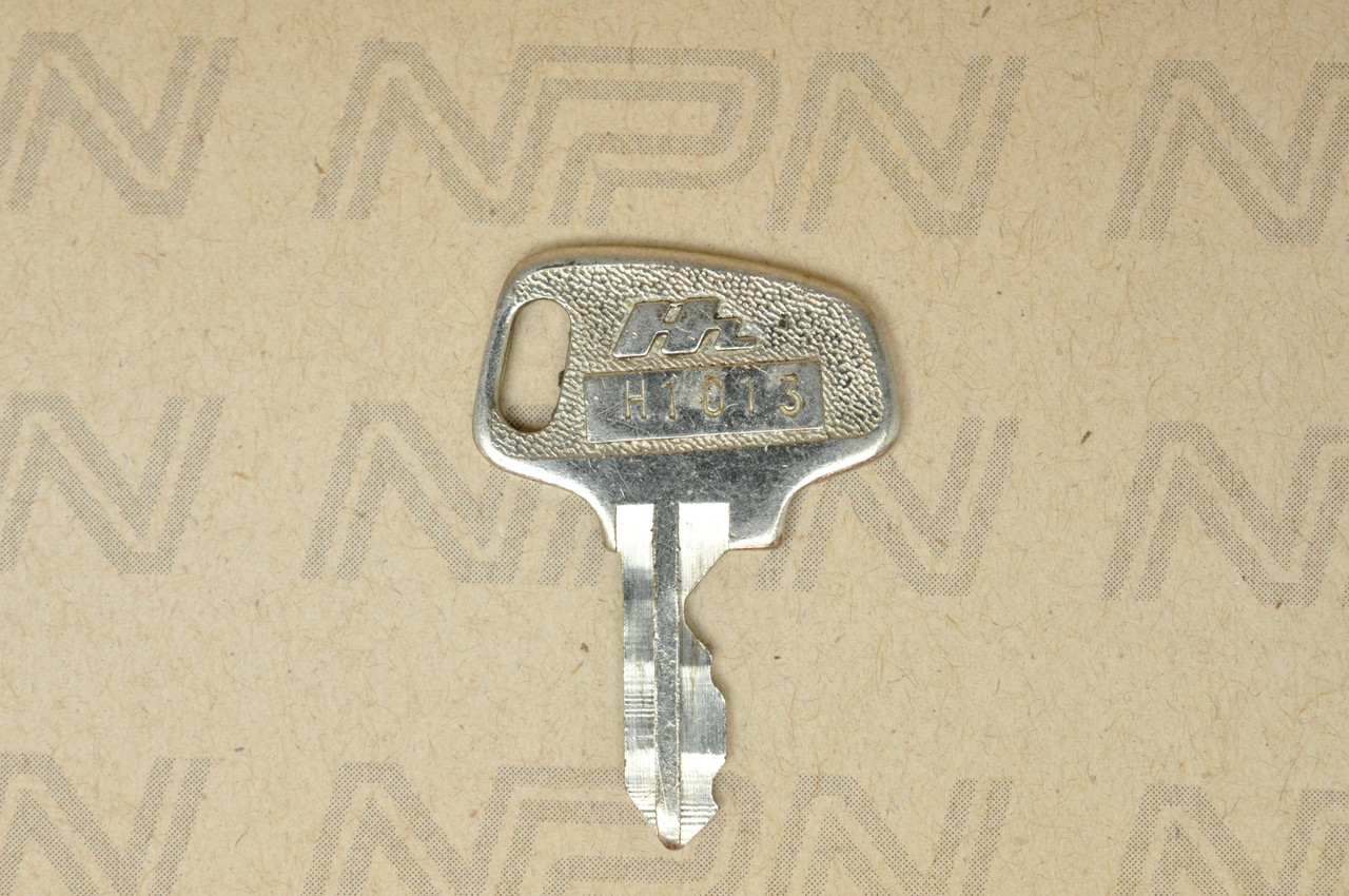NOS Honda OEM Ignition Switch & Lock Key Double Groove H1013