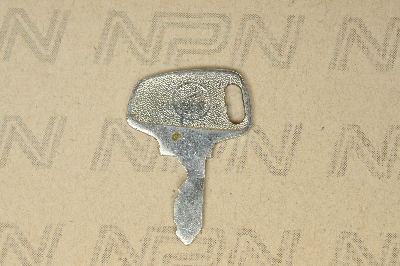 NOS Honda OEM Ignition Switch & Lock Key Double Groove H1013