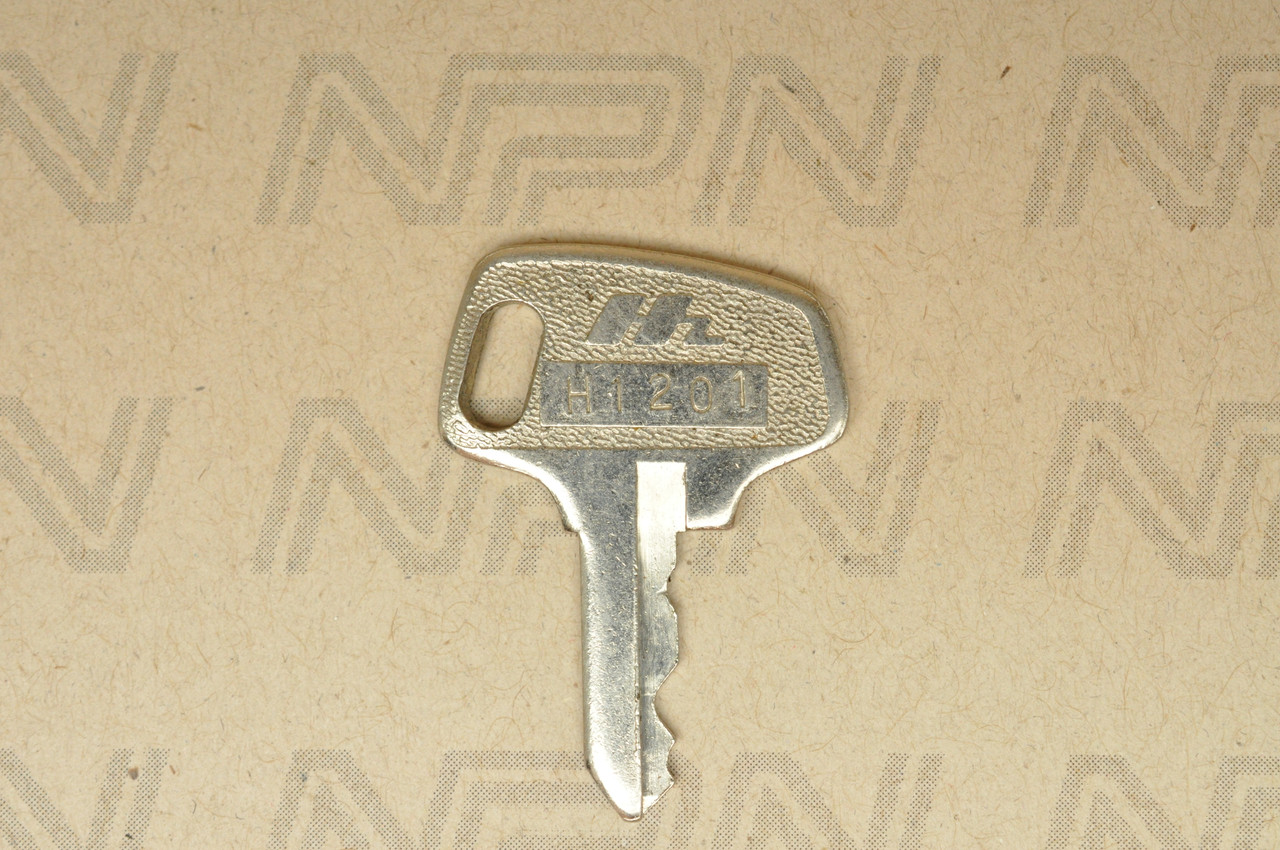 NOS Honda OEM Ignition Switch & Lock Key Single Groove H1201