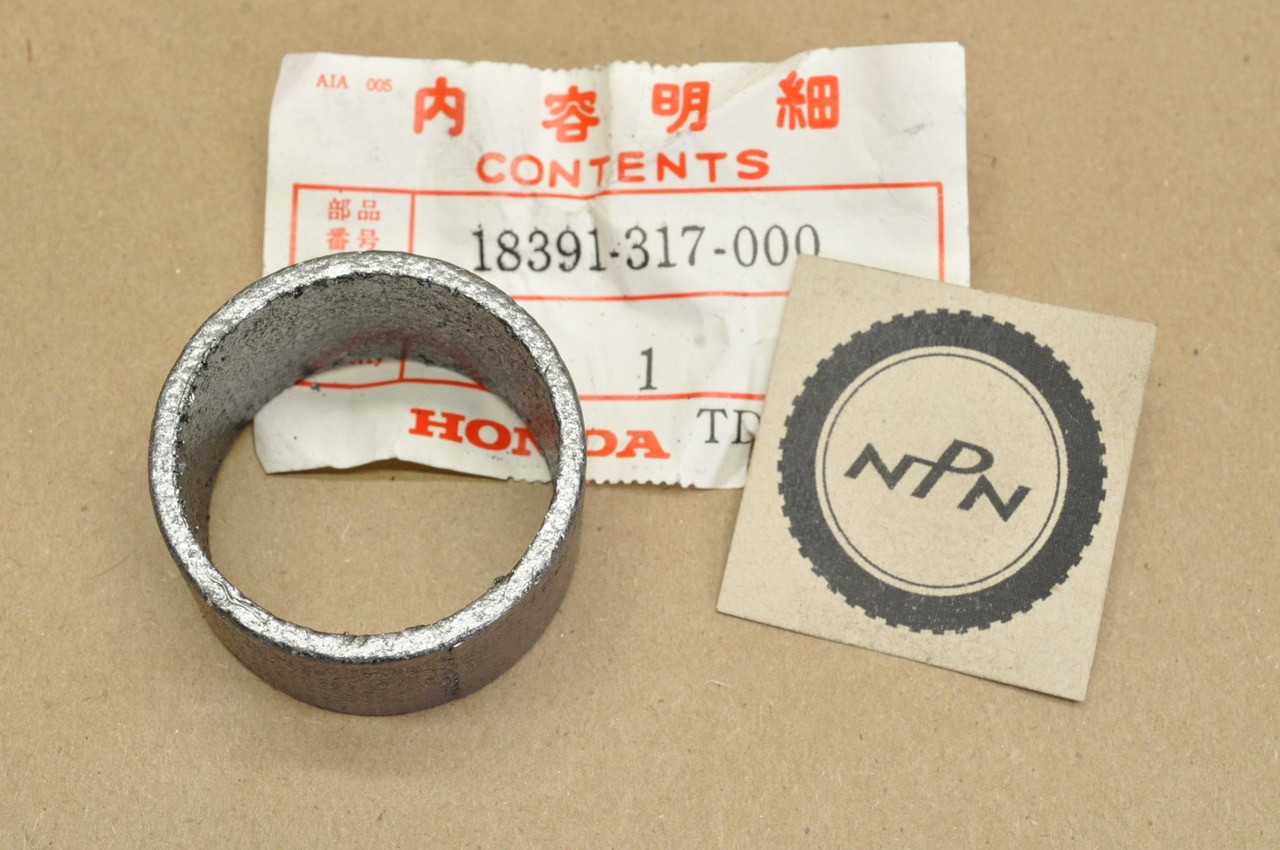 NOS Honda CB360 CL450 CL77 CX500 XL350 XR250 XR350 Exhaust Gasket 18391-317-000