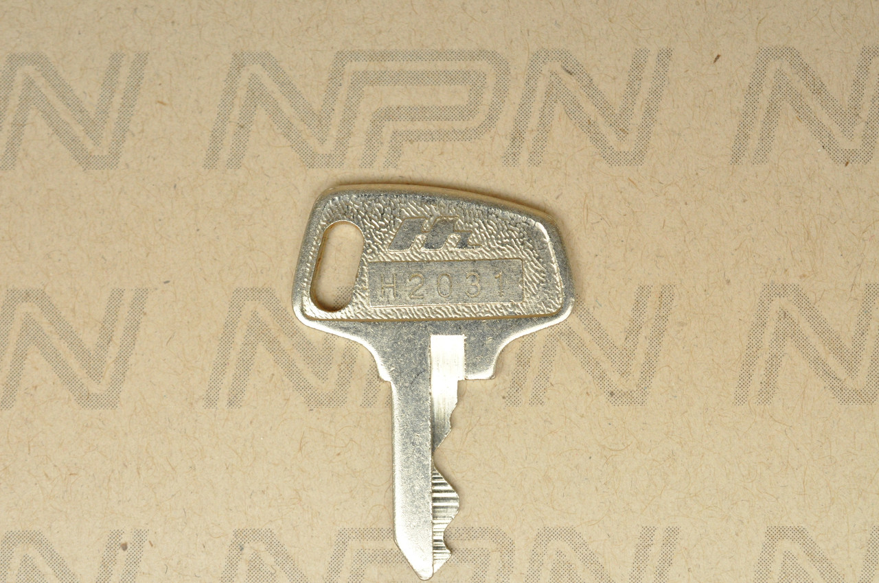 NOS Honda OEM Ignition Switch & Lock Key Single Groove H2031