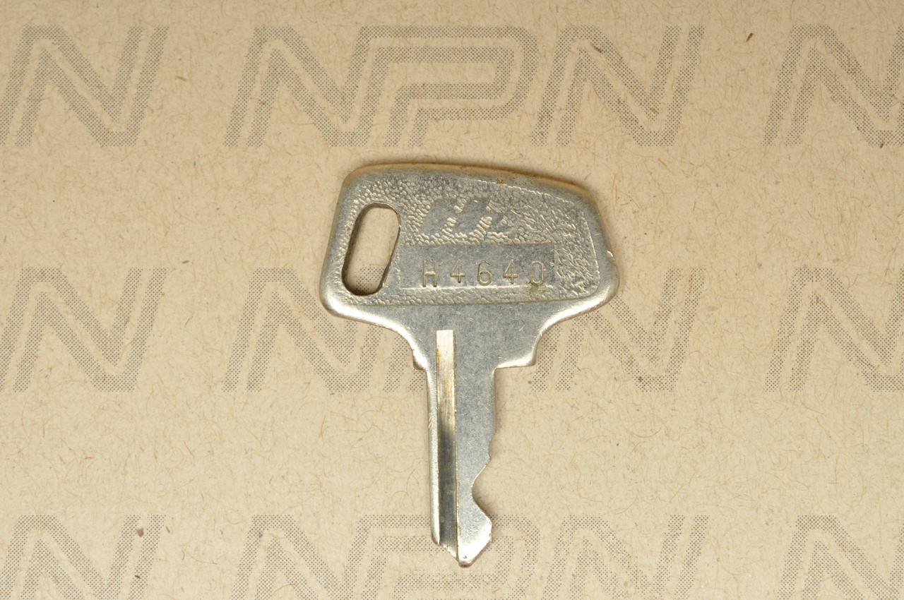 NOS Honda OEM Ignition Switch & Lock Key Single Groove H4640
