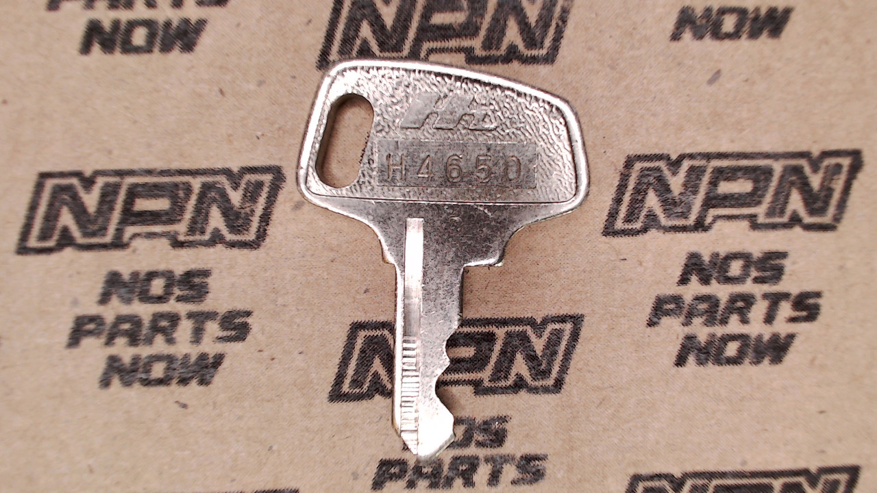 NOS Honda OEM Ignition Switch & Lock Key Single Groove H4650