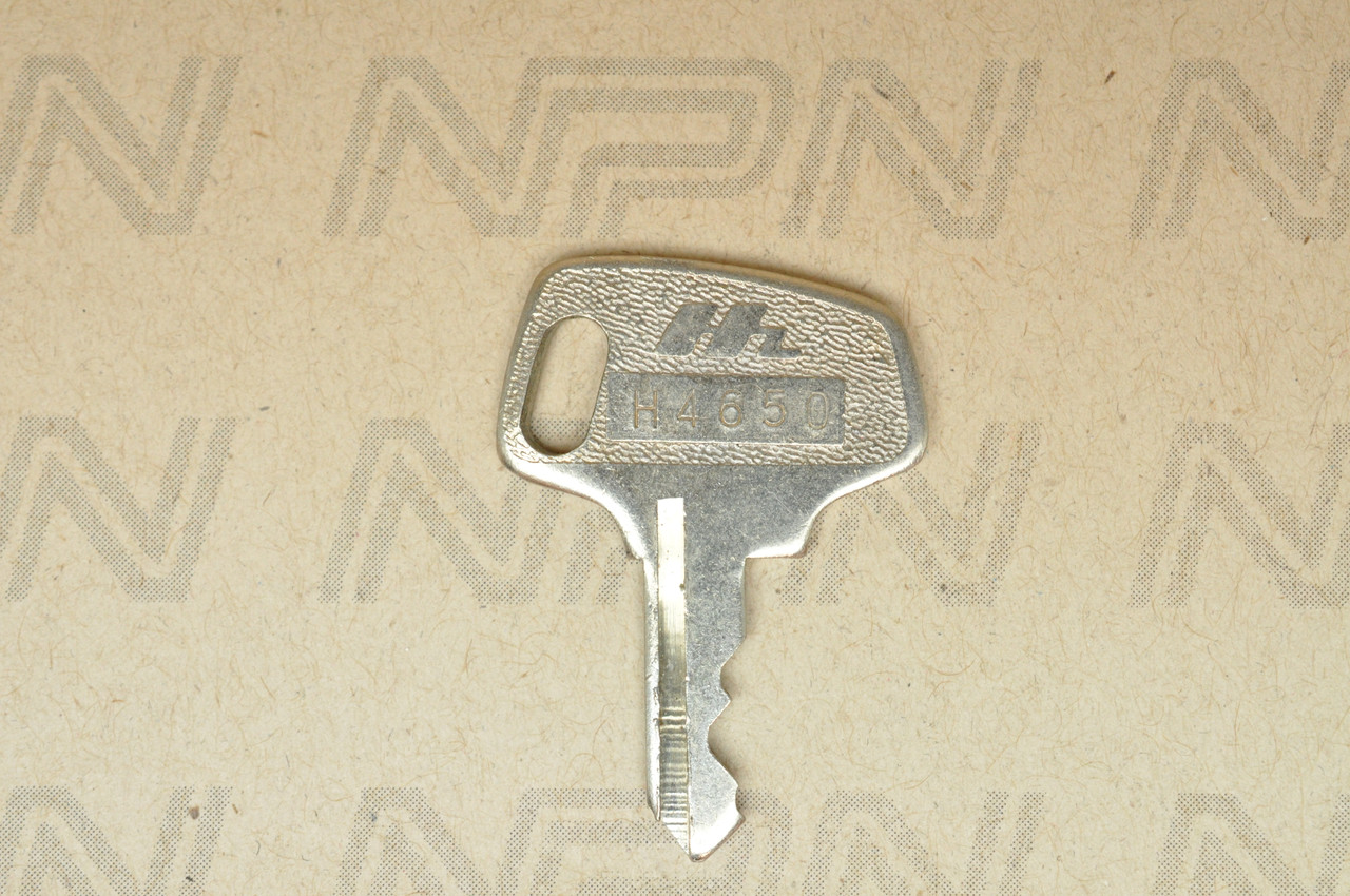 NOS Honda OEM Ignition Switch & Lock Key Single Groove H4650