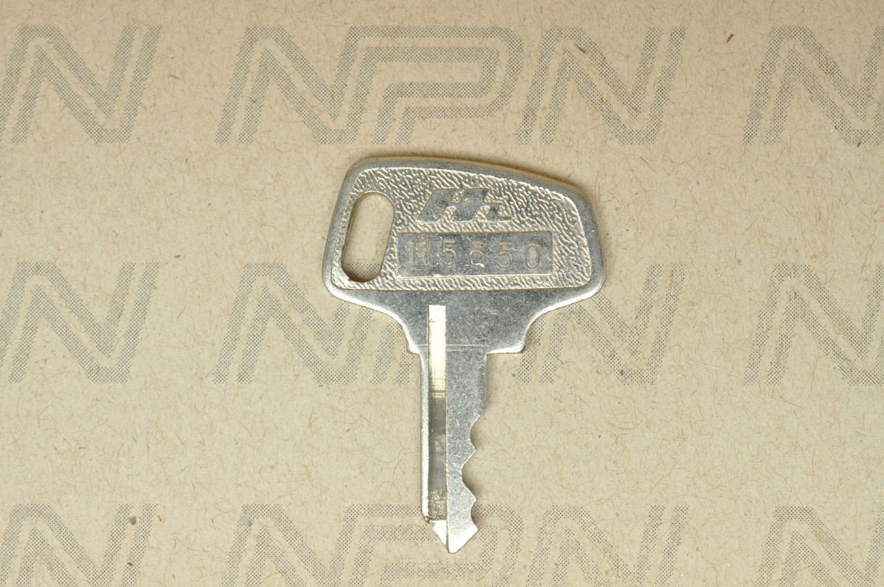 NOS Honda OEM Ignition Switch & Lock Key Single Groove H5650