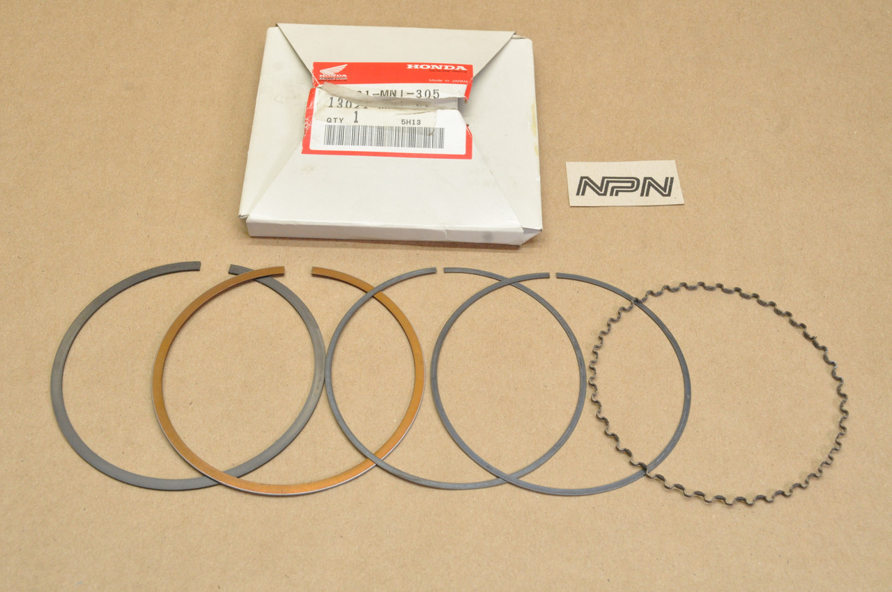 NOS Honda 1991-2000 XR600 R .25 Oversize Piston Ring Set 13021-MN1-305