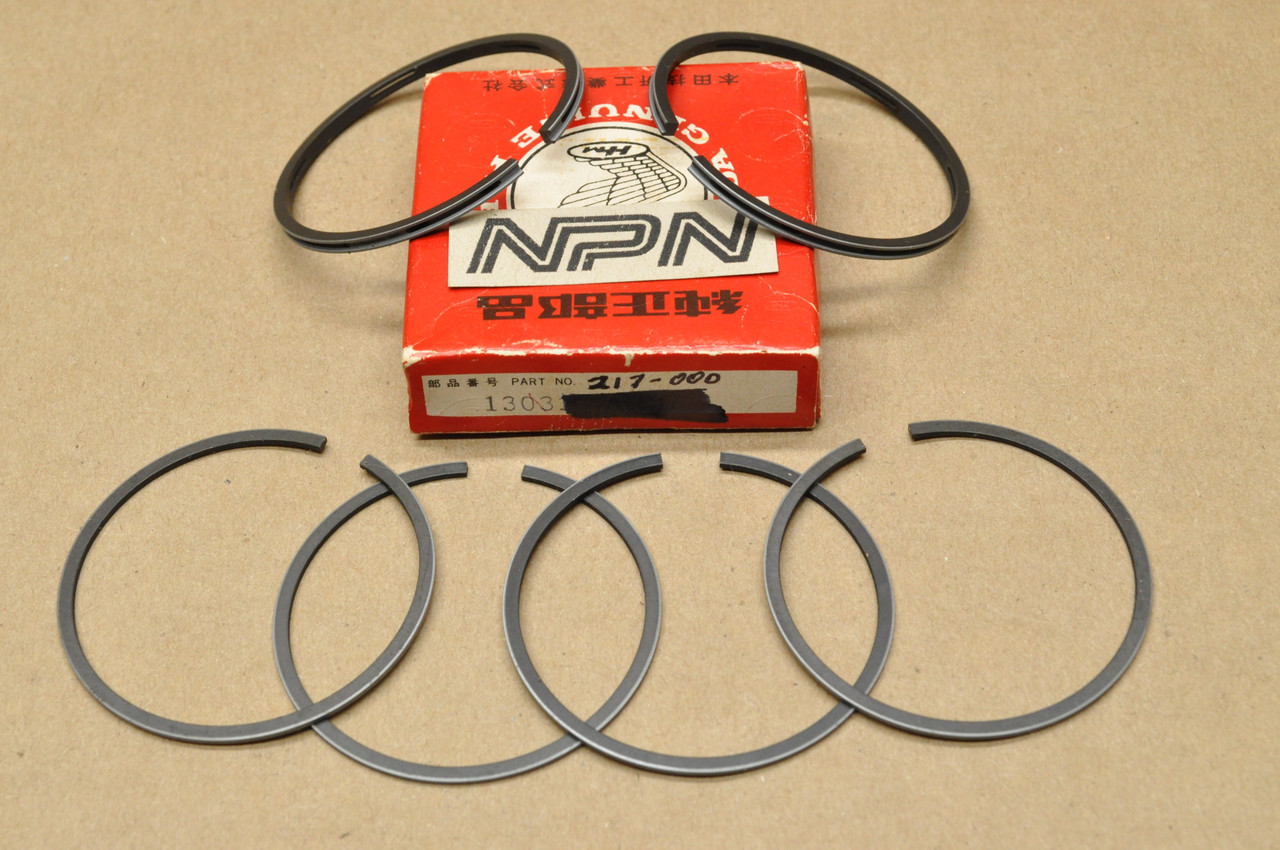 NOS Honda CA160 CB160 CL160 .50 Oversize Piston Ring Set 13032-217-000